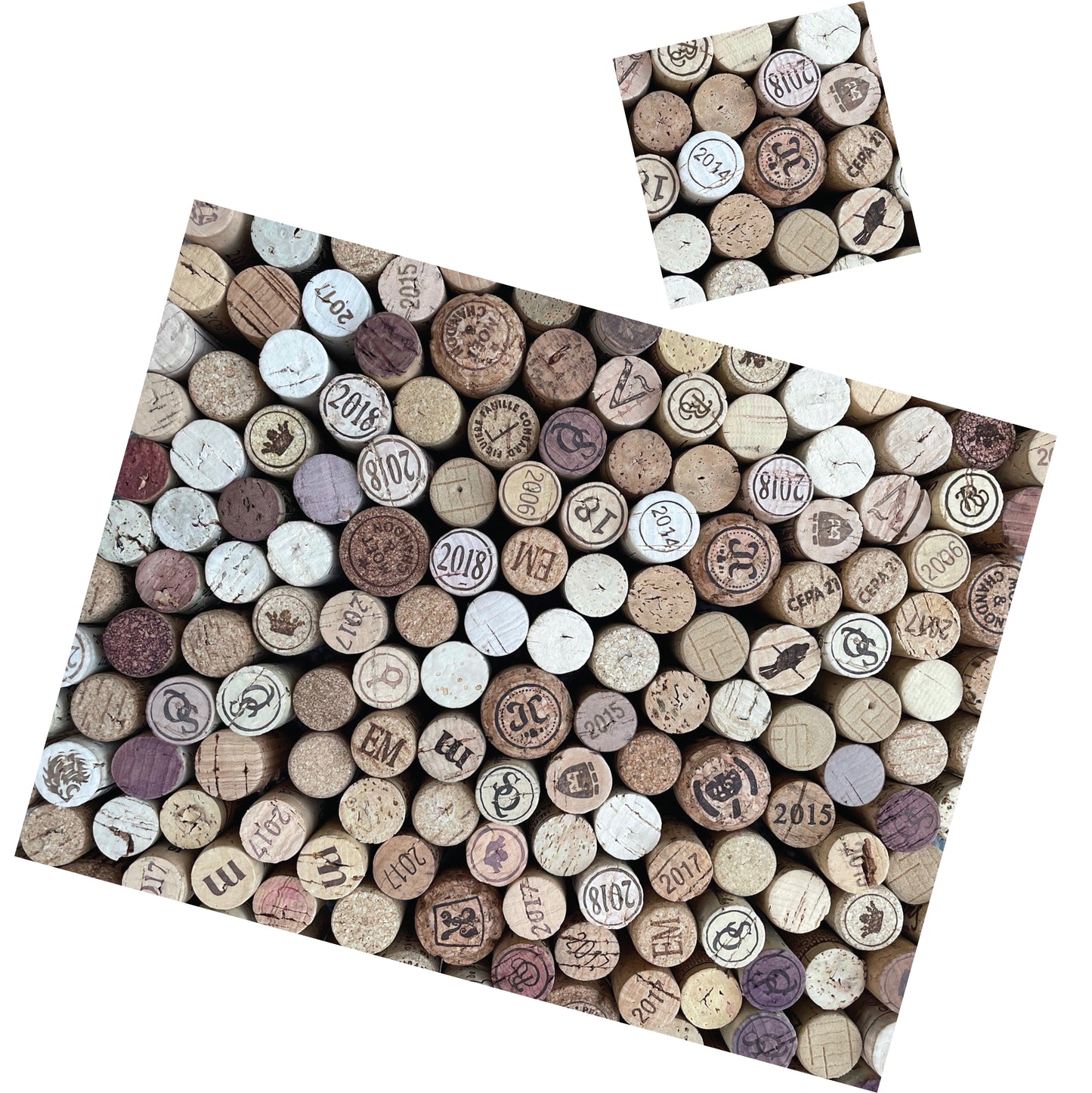 WINE CORKS PAPER PLACEMAT