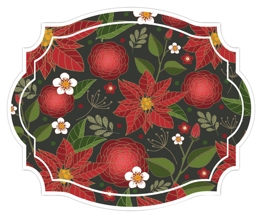 Christams Modern Flowers Pattern