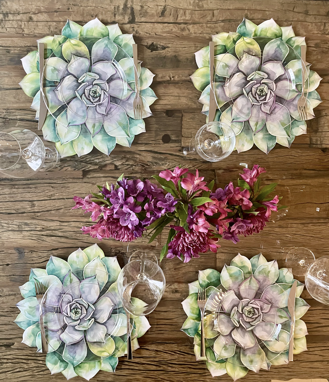 SUCCULENT LOVE PAPER PLACEMAT