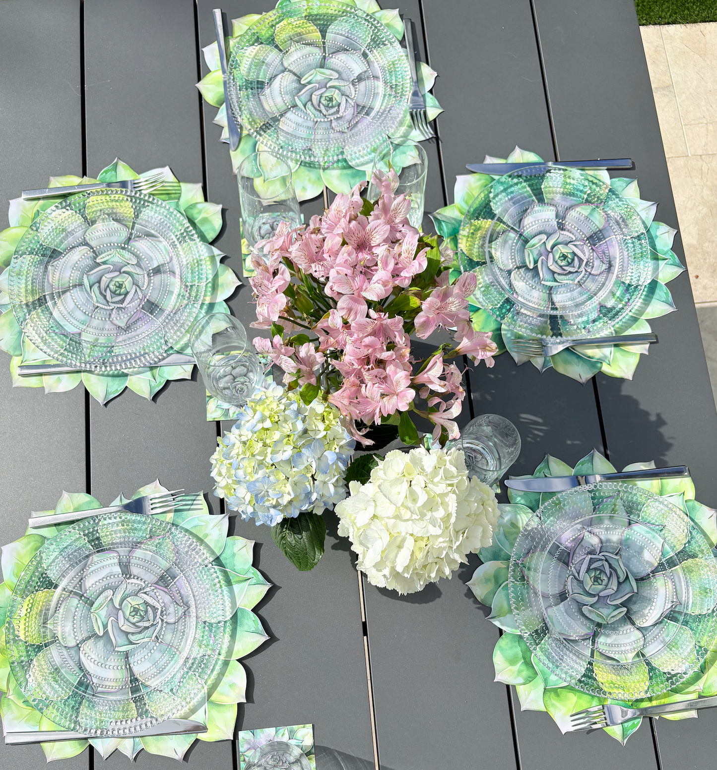 SUCCULENT LOVE PAPER PLACEMAT