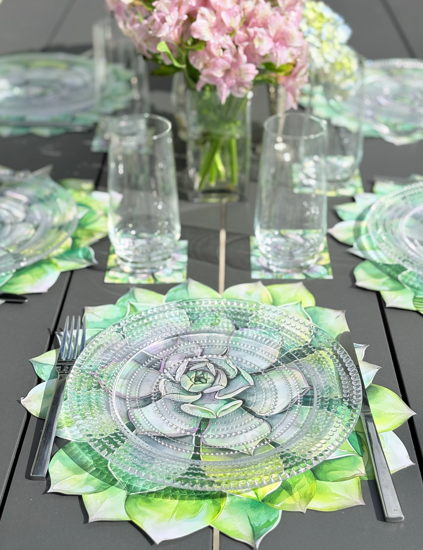 SUCCULENT LOVE PAPER PLACEMAT