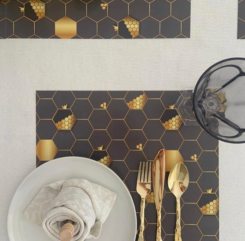 HONEY COMB PAPER PLACEMAT